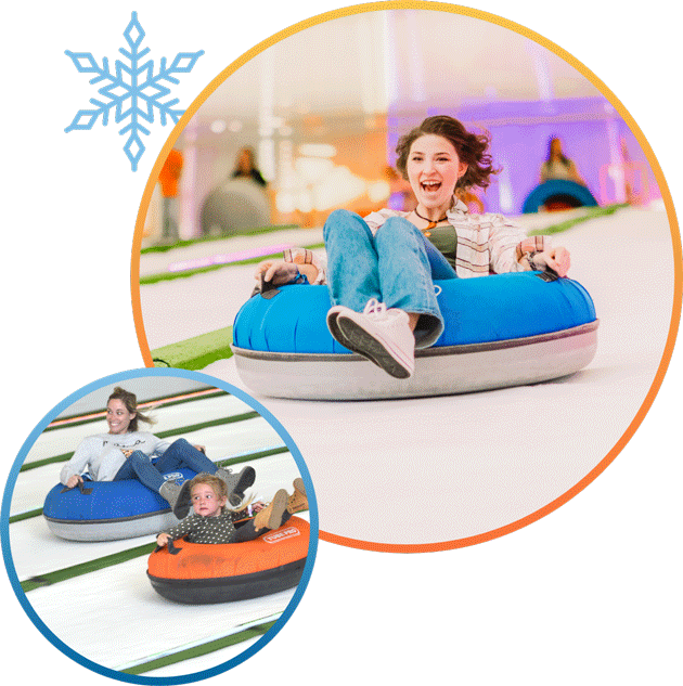 Pigeon-Forge-Snow-TN-Activities-Indoor-Snow-Tubing-Intro-Kids-Things-To-Do-Fun