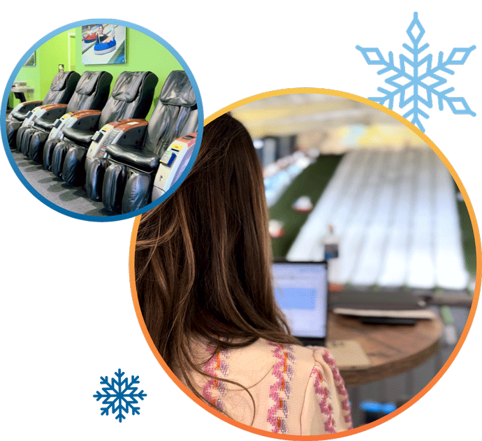 Pigeon-Forge-Snow-TN-Tickets-Pricing-LP-Overlook-Lounge-Parents-Massage-Chairs